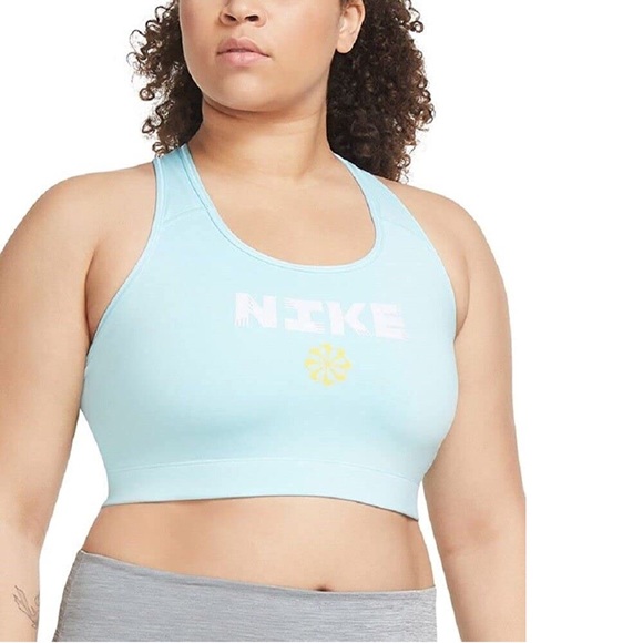NIKE ICON CLASH PLUSH SIZE  (GLACI  ICE  WOMEN SPORT BRA - Picture 1 of 1